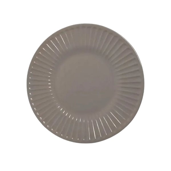 Prato Sobremesa Melamine Plisse 20cm