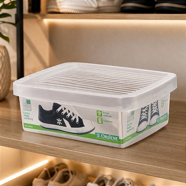 Caixa Plástico Para Sapato Infantil