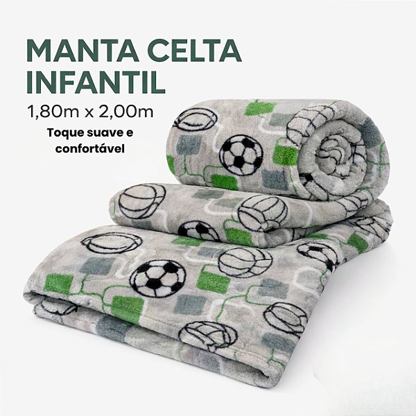 Manta Celta Infantil Estampada Casal Corttex