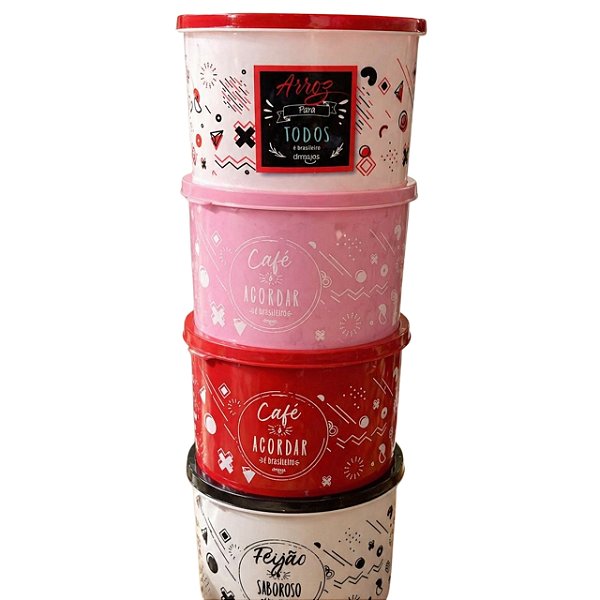 Pote Mantimentos Estampas 1800l