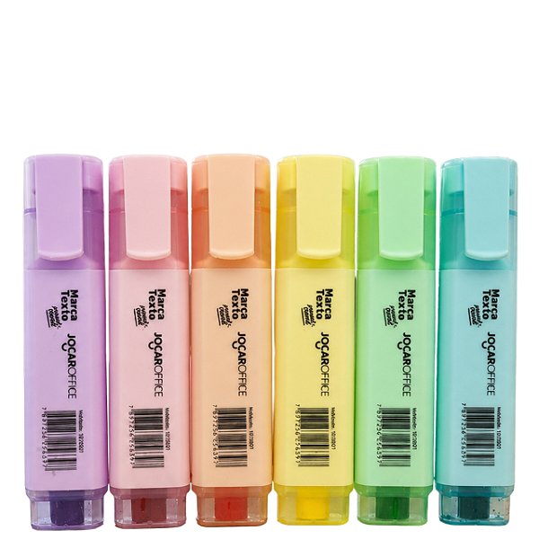 Marca Texto Cores Pastel Trends Jocar Office