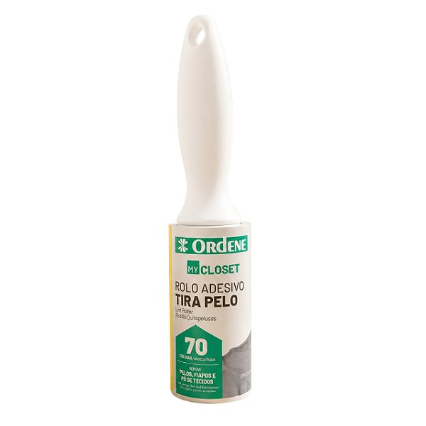 Rolo Adesivo Tira Pelos Ordene c/ 70 Folhas