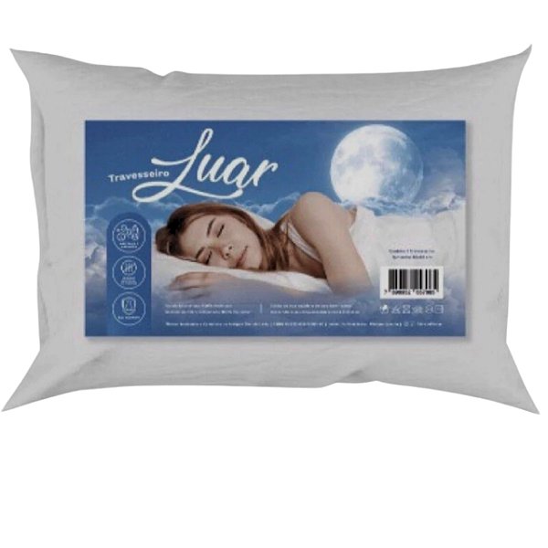 Travesseiro Luar 45x65cm Microfibra Poliéster