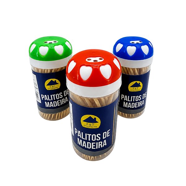 Palitos Paliteiro De Madeira c/ 3pcs