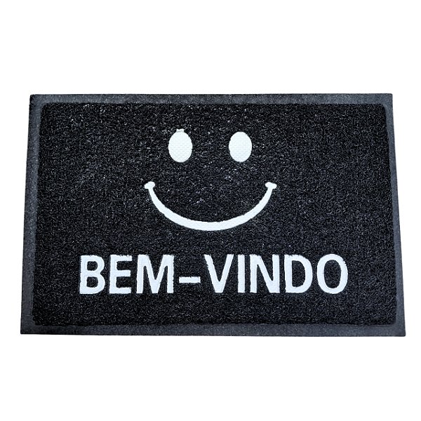 Tapete Emborrachado Bem Vindo Corttex