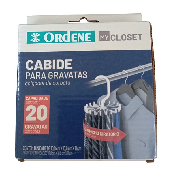 CABIDE PLASTICO GIRATORIO P/GRAVATAS