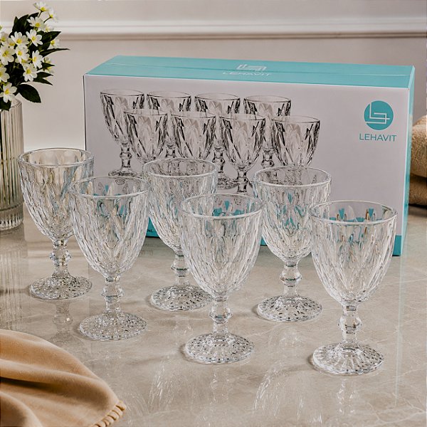 Taça Diamond Jogo c/ 6 taças 340ml