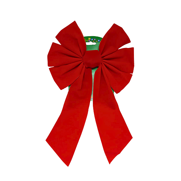 Laço Vermelho de Natal Lacinho Natalino Decoração 25cm x38cm