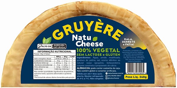 GRUYERE VEGETAL 240g