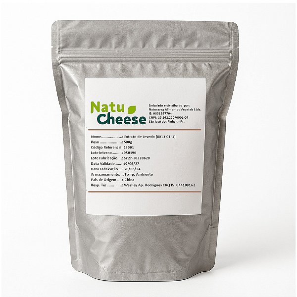 LEVEDURA NUTRICIONAL 500g - SABOR NATURAL