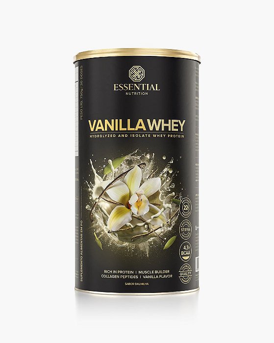 Vanilla Whey Essential Nutrition 750g