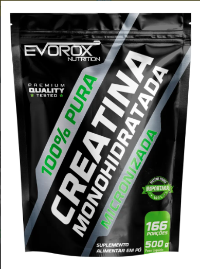 Creatina Monohidratada Evorox Refil 500g