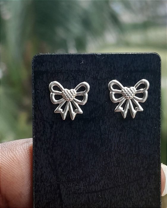 Brinco Banhado Prata Pequeno Semijoias