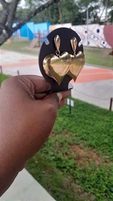 Brinco Dourado Bijuteria