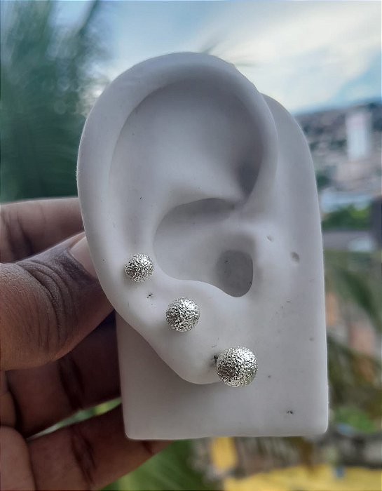 Cartela Trio Brinco Folheado Antialérgico