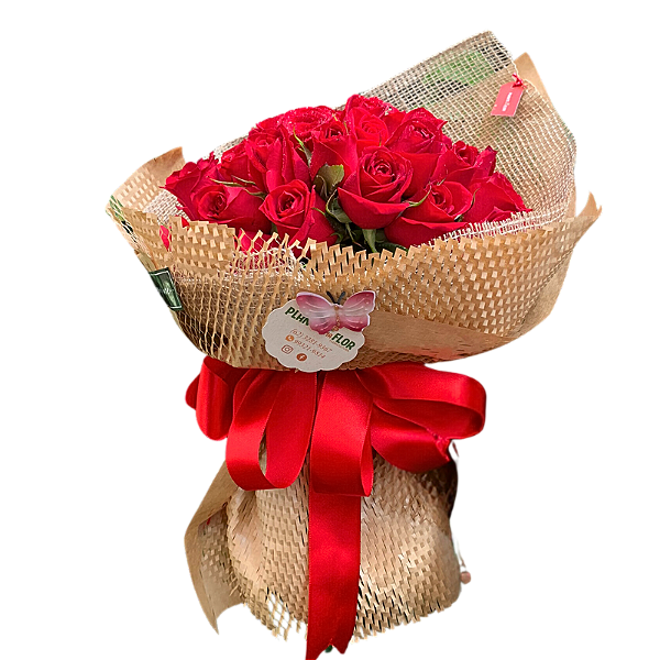 Buquê 50 Rosas Vermelhas Especiais