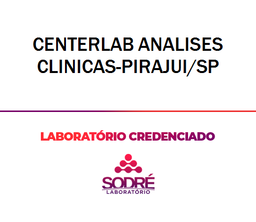 Exame Toxicológico - Pirajui-SP - CENTERLAB ANALISES CLINICAS-PIRAJUI/SP (C.N.H, Empregado CLT, Concurso Público)