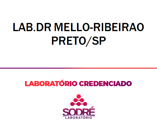 Exame Toxicológico - Ribeirao Preto-SP - LAB.DR MELLO-RIBEIRAO PRETO/SP (C.N.H, Empregado CLT, Concurso Público)