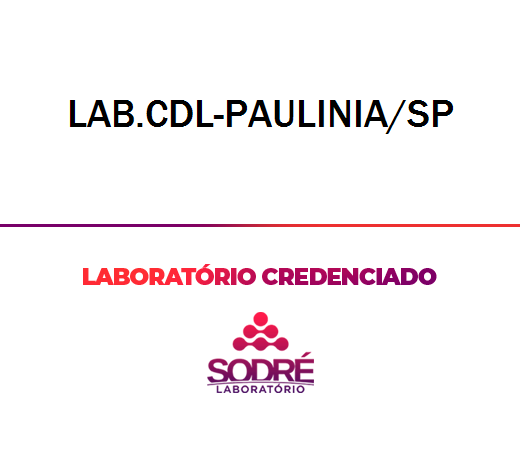 Exame Toxicológico - Paulinia-SP - LAB.CDL-PAULINIA/SP (C.N.H, Empregado CLT, Concurso Público)