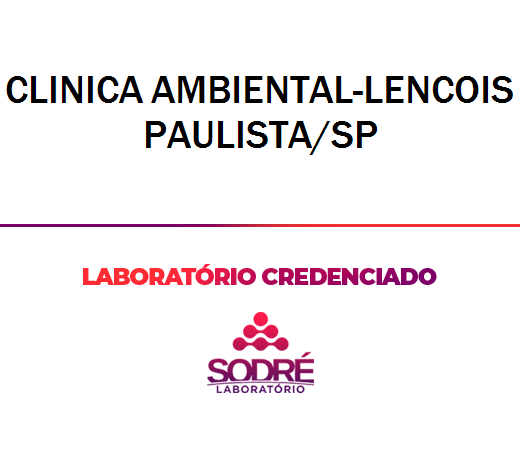 Exame Toxicológico - Lencois Paulista-SP - CLINICA AMBIENTAL-LENCOIS PAULISTA/SP (C.N.H, Empregado CLT, Concurso Público)