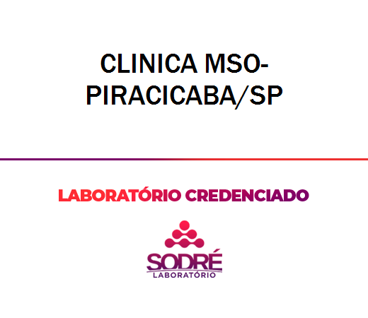 Exame Toxicológico - Piracicaba-SP - CLINICA MSO-PIRACICABA/SP (C.N.H, Empregado CLT, Concurso Público)