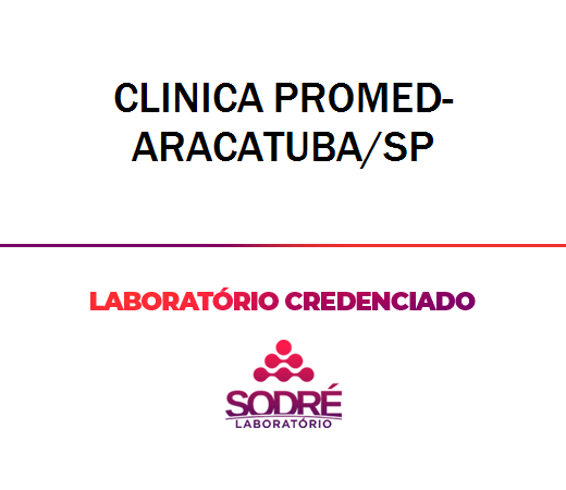 Exame Toxicológico - Aracatuba-SP - CLINICA PROMED-ARACATUBA/SP (C.N.H, Empregado CLT)