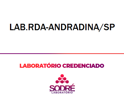 Exame Toxicológico - Andradina-SP - LAB.RDA-ANDRADINA/SP (C.N.H, Empregado CLT, Concurso Público)