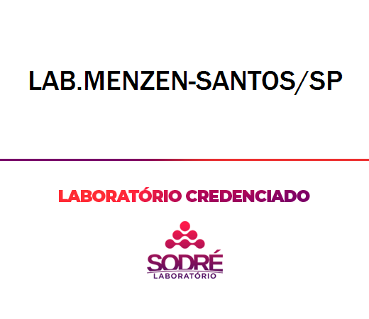Exame Toxicológico - Santos-SP - LAB.MENZEN-SANTOS/SP (C.N.H, Empregado CLT, Concurso Público)