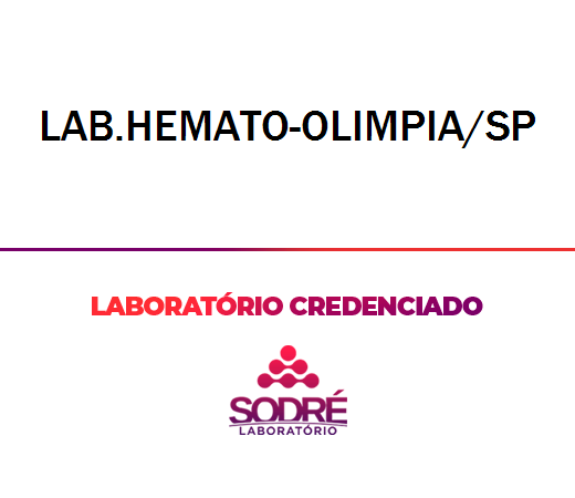 Exame Toxicológico - Olimpia-SP - LAB.HEMATO-OLIMPIA/SP (C.N.H, Empregado CLT, Concurso Público)