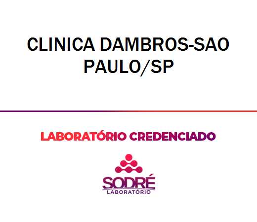 Exame Toxicológico - Sao Paulo-SP - CLINICA DAMBROS-SAO PAULO/SP (Empregado CLT, Concurso Público)