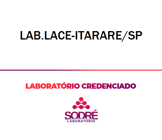 Exame Toxicológico - Itarare-SP - LAB.LACE-ITARARE/SP (C.N.H, Empregado CLT, Concurso Público)