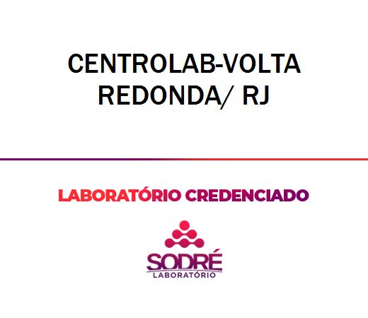 Exame Toxicológico - Volta Redonda-RJ - CENTROLAB-VOLTA REDONDA/ RJ (C.N.H, Empregado CLT, Concurso Público)