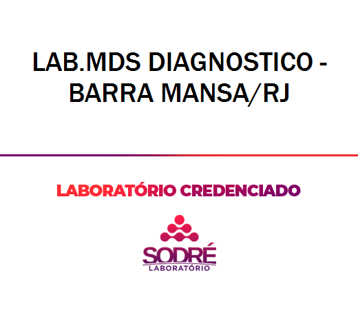 Exame Toxicológico - Barra Mansa-RJ - LAB.MDS DIAGNOSTICO - BARRA MANSA/RJ (C.N.H, Empregado CLT, Concurso Público)