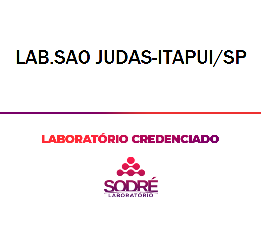 Exame Toxicológico - Itapui-SP - LAB.SAO JUDAS-ITAPUI/SP (C.N.H, Empregado CLT, Concurso Público)