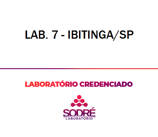 Exame Toxicológico - Ibitinga-SP - LAB. 7 - IBITINGA/SP (C.N.H, Empregado CLT, Concurso Público)
