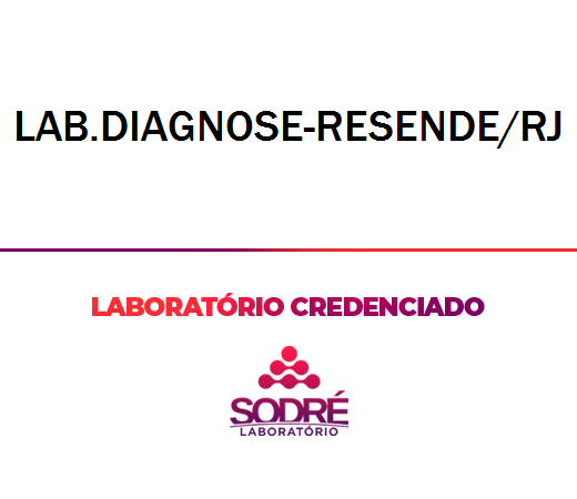 Exame Toxicológico - Resende-RJ - LAB.DIAGNOSE-RESENDE/RJ (C.N.H, Empregado CLT, Concurso Público)