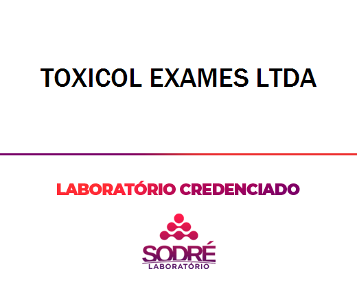 Exame Toxicológico - Presidente Prudente-SP - TOXICOL EXAMES-PRESIDENTE PRUDENTE/SP (C.N.H, Empregado CLT, Concurso Público)