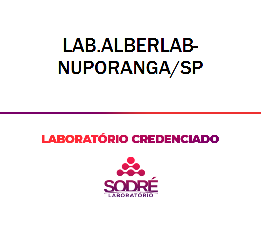 Exame Toxicológico - Nuporanga-SP - LAB.ALBERLAB-NUPORANGA/SP (C.N.H, Empregado CLT, Concurso Público)