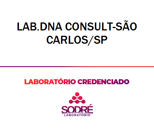 Exame Toxicológico - Sao Carlos-SP - LAB.DNA CONSULT-SÃO CARLOS/SP (C.N.H, Empregado CLT, Concurso Público)