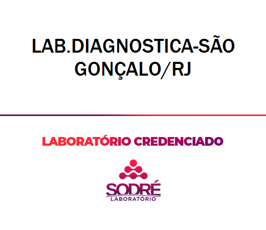 Exame Toxicológico - Sao Goncalo-RJ - LAB.DIAGNOSTICA-SÃO GONÇALO/RJ (C.N.H, Empregado CLT, Concurso Público)