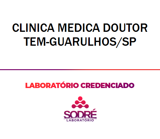 Exame Toxicológico - Guarulhos-SP - CLINICA MEDICA DOUTOR TEM-GUARULHOS/SP (C.N.H, Empregado CLT, Concurso Público)