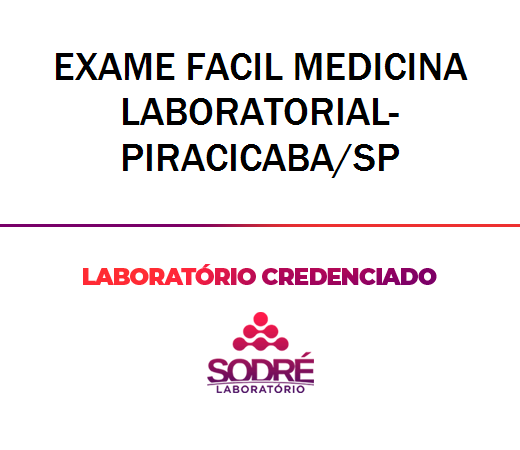Exame Toxicológico - Piracicaba-SP - EXAME FACIL MEDICINA LABORATORIAL-PIRACICABA/SP (C.N.H, Empregado CLT, Concurso Público)