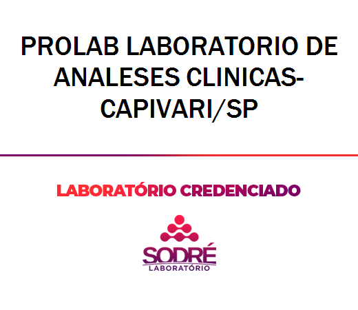 Exame Toxicológico - Capivari-SP - PROLAB LABORATORIO DE ANALESES CLINICAS-CAPIVARI/SP (C.N.H, Empregado CLT, Concurso Público)