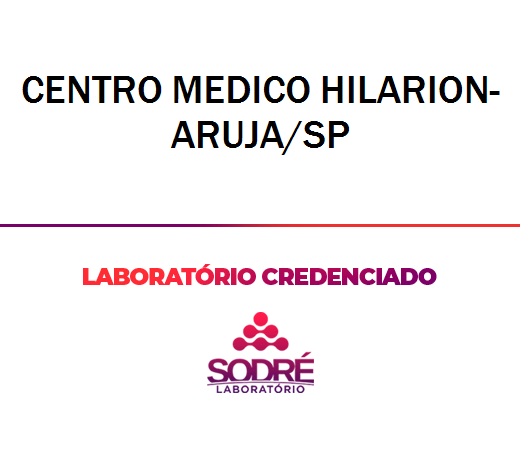 Exame Toxicológico - Aruja-SP - CENTRO MEDICO HILARION-ARUJA/SP (C.N.H, Empregado CLT, Concurso Público)