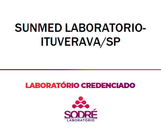 Exame Toxicológico - Ituverava-SP - SUNMED LABORATORIO-ITUVERAVA/SP (C.N.H, Empregado CLT, Concurso Público)
