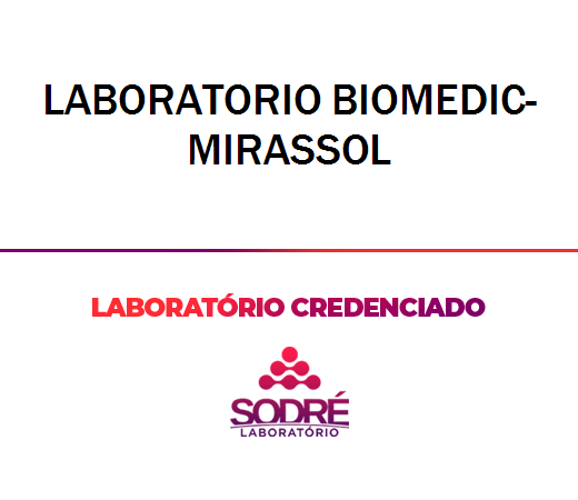 Exame Toxicológico - Mirassol-SP - LABORATORIO BIOMEDIC-MIRASSOL (C.N.H, Empregado CLT, Concurso Público)