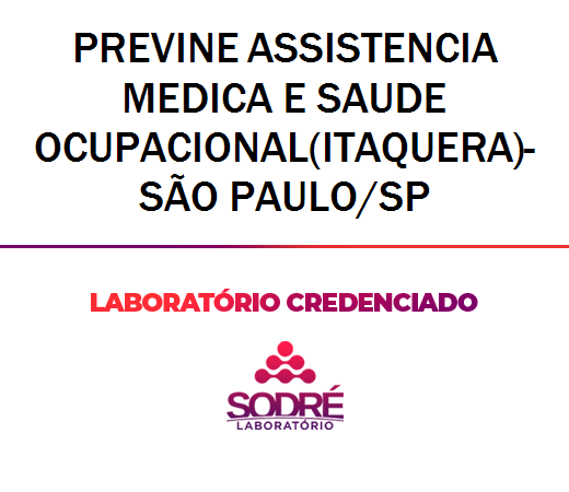 Exame Toxicológico - Sao Paulo-SP - PREVINE ASSISTENCIA MEDICA E SAUDE OCUPACIONAL(ITAQUERA)-SÃO PAULO/SP (C.N.H, Empregado CLT, Concurso Público)