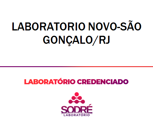 Exame Toxicológico - Sao Goncalo-RJ - LABORATORIO NOVO-SÃO GONÇALO/RJ (C.N.H, Empregado CLT, Concurso Público)