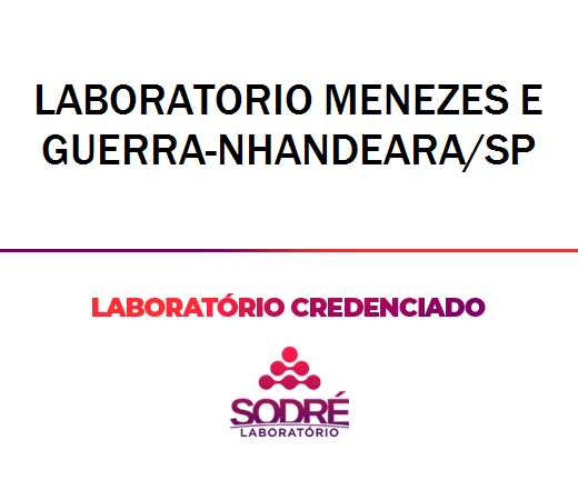 Exame Toxicológico - Nhandeara-SP - LABORATORIO MENEZES E GUERRA-NHANDEARA/SP (C.N.H, Empregado CLT, Concurso Público)