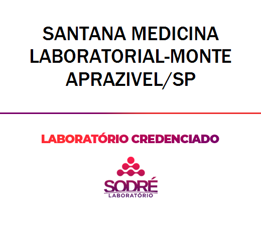 Exame Toxicológico - Monte Aprazivel-SP - SANTANA MEDICINA LABORATORIAL-MONTE APRAZIVEL/SP (C.N.H, Empregado CLT, Concurso Público)